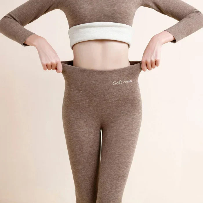 Women's Thermal Fleece Leggings Cashmere Blend