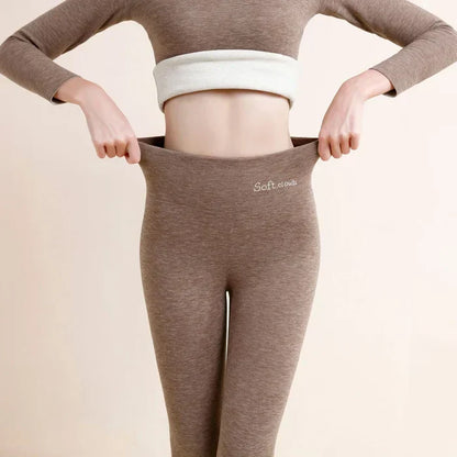 Women's Thermal Fleece Leggings Cashmere Blend