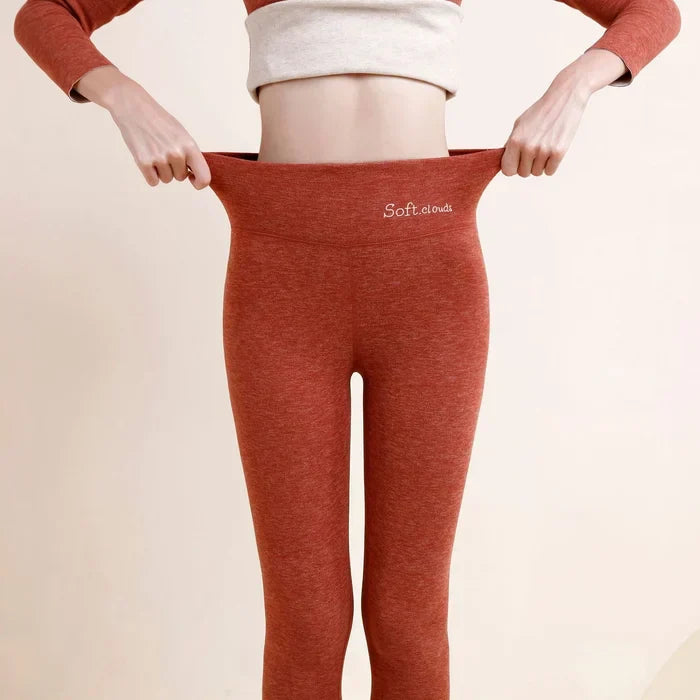 Women's Thermal Fleece Leggings Cashmere Blend