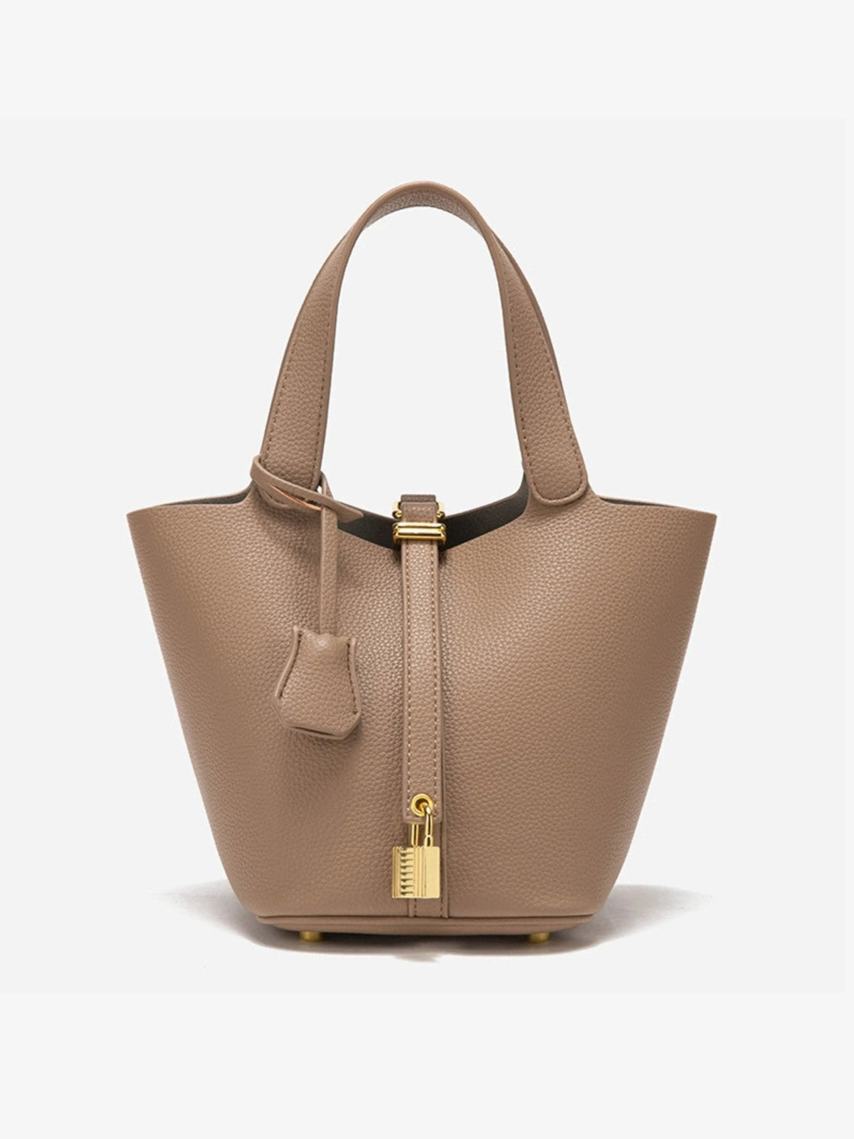 Women's Classic Leather Bucket Bag