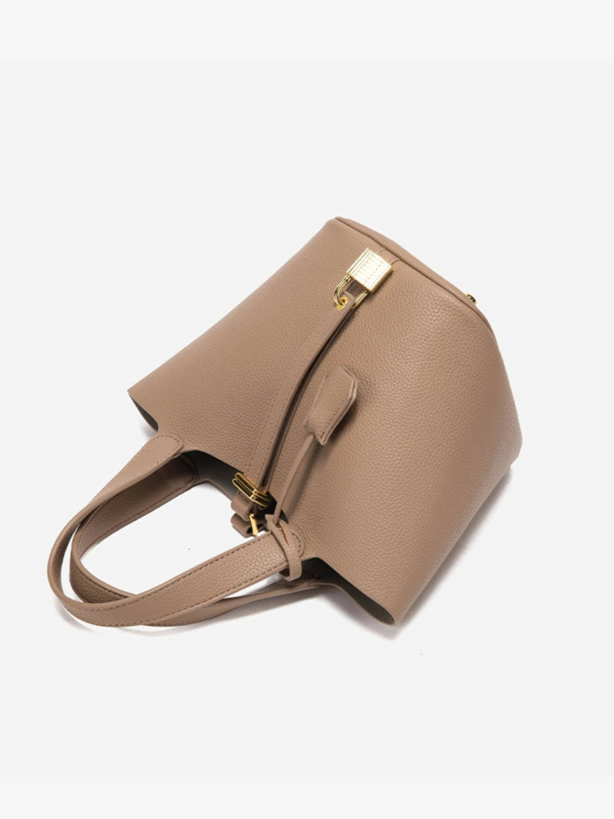 Women's Classic Leather Bucket Bag