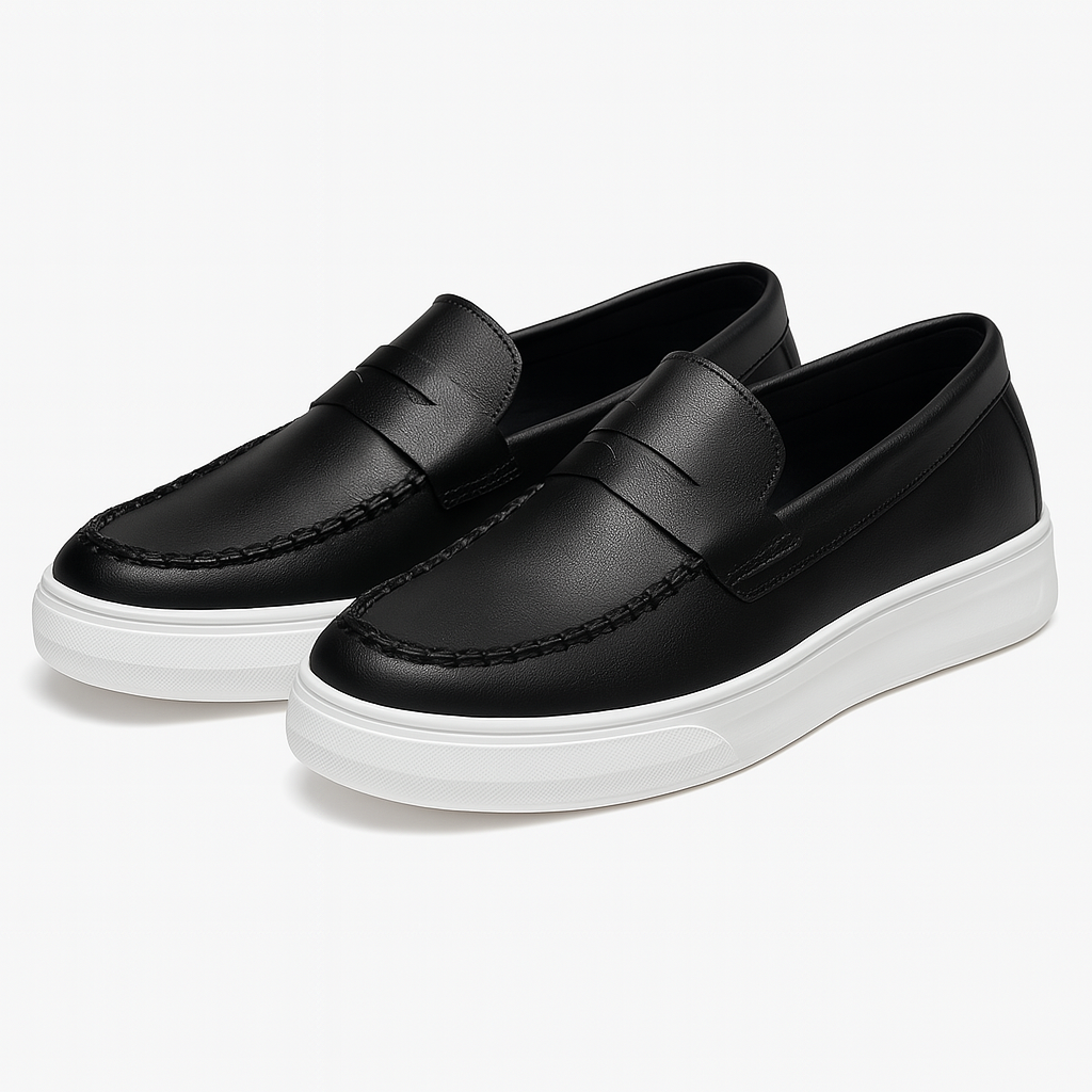 Classic Brown Leather Loafers - OutfitLondon