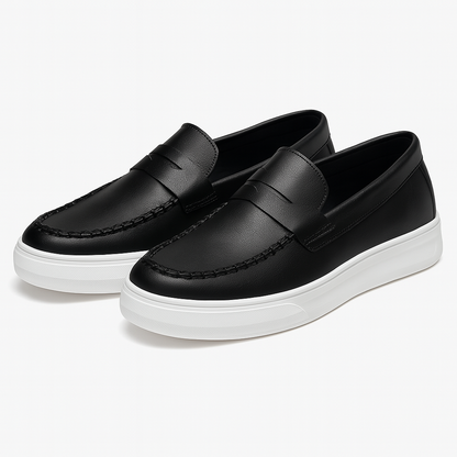 Classic Brown Leather Loafers - OutfitLondon