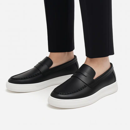Classic Brown Leather Loafers