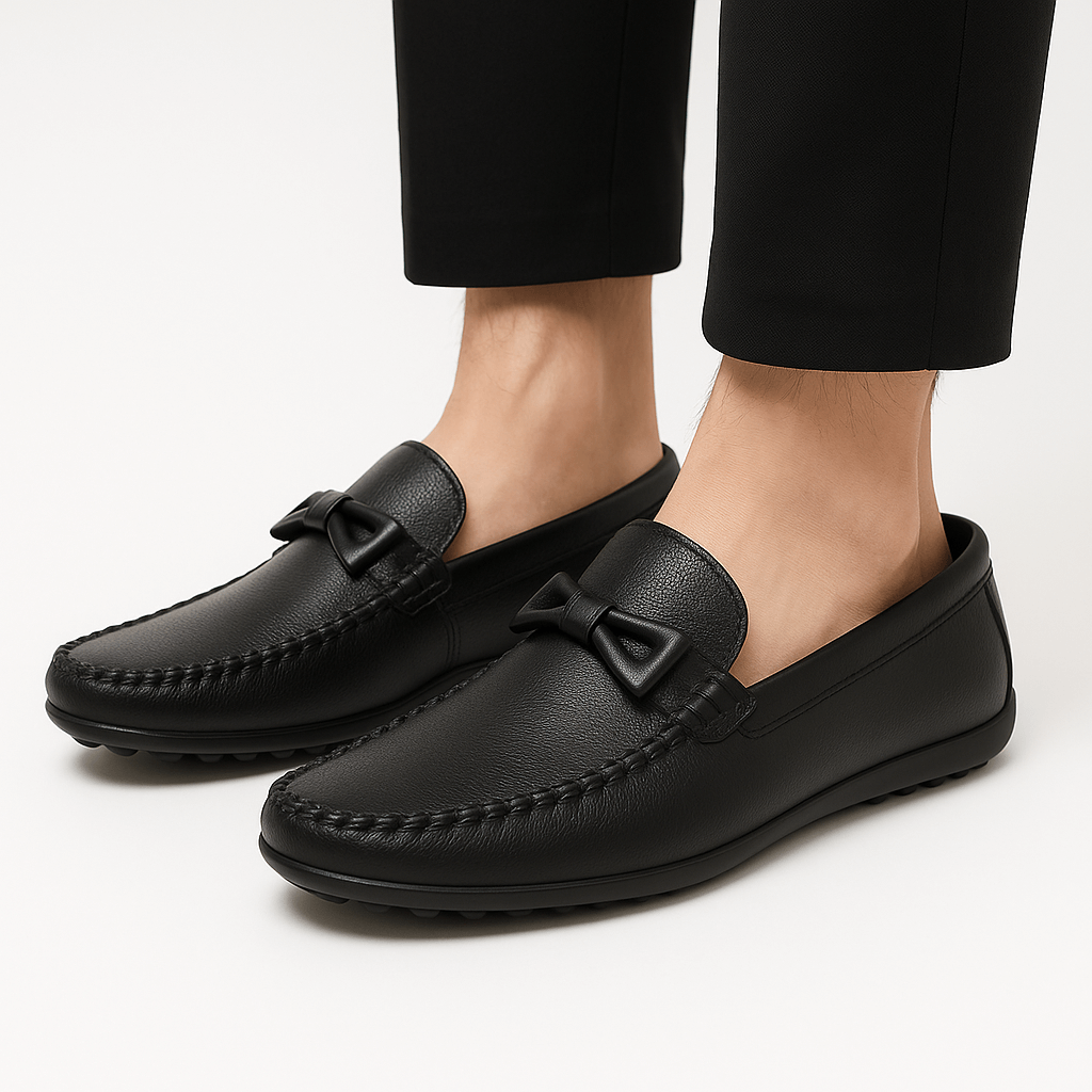 Men's Classic Brown Slip On Shoes