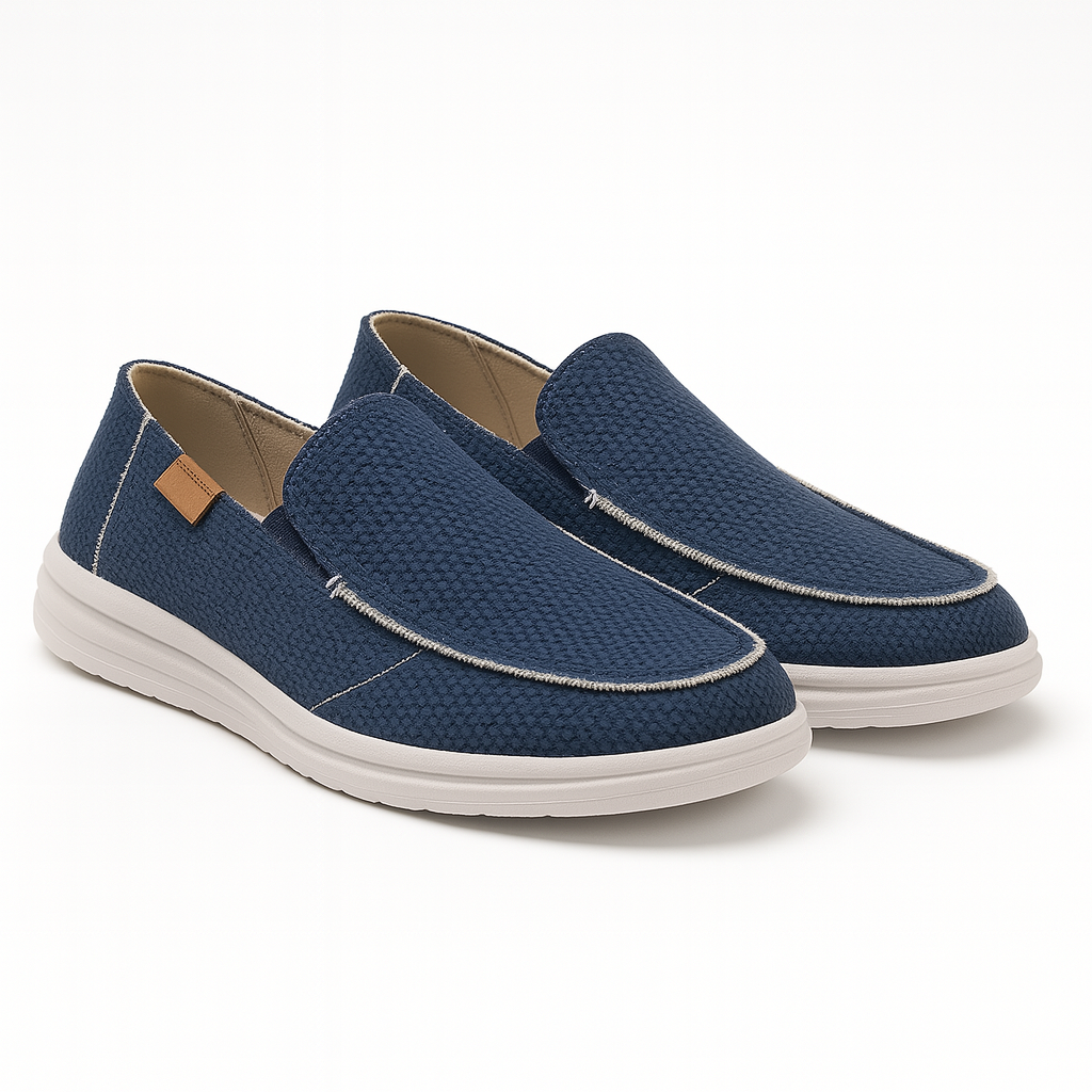 Men's Blue Jeans Style Comfort Sneakers