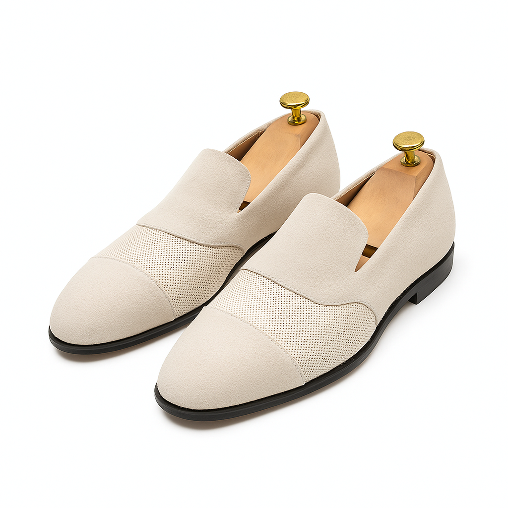 Comfortable Men's Brown Slip On Shoes - OutfitLondon