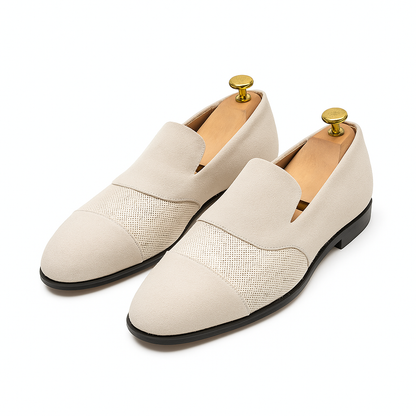 Comfortable Men's Brown Slip On Shoes - OutfitLondon