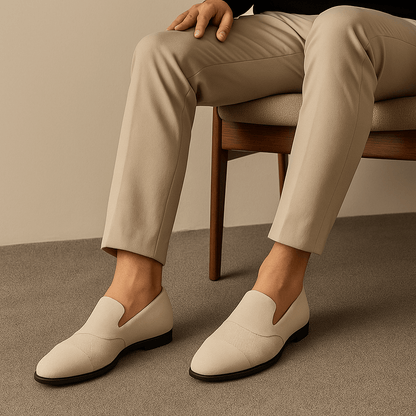 Comfortable Men's Brown Slip On Shoes