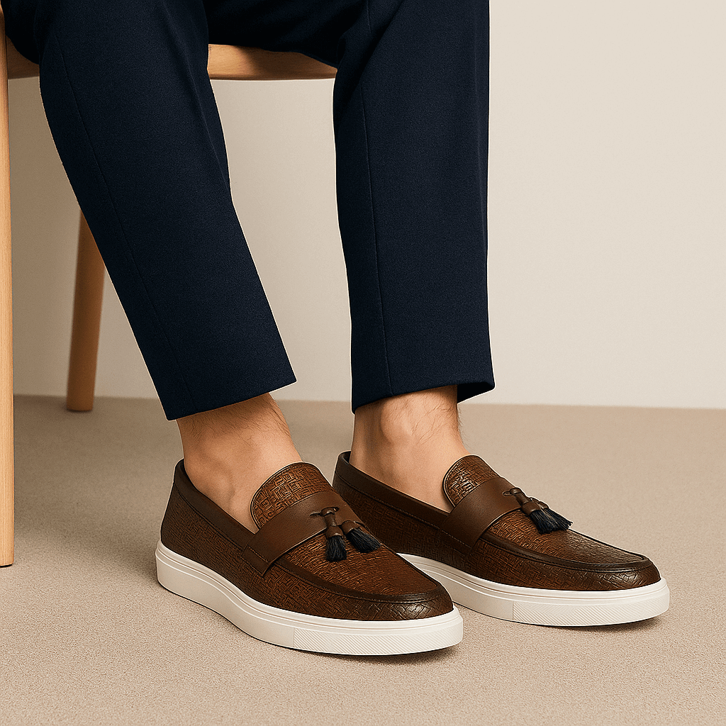 Men's Genuine Leather Slip On Shoes