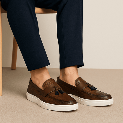 Men's Genuine Leather Slip On Shoes