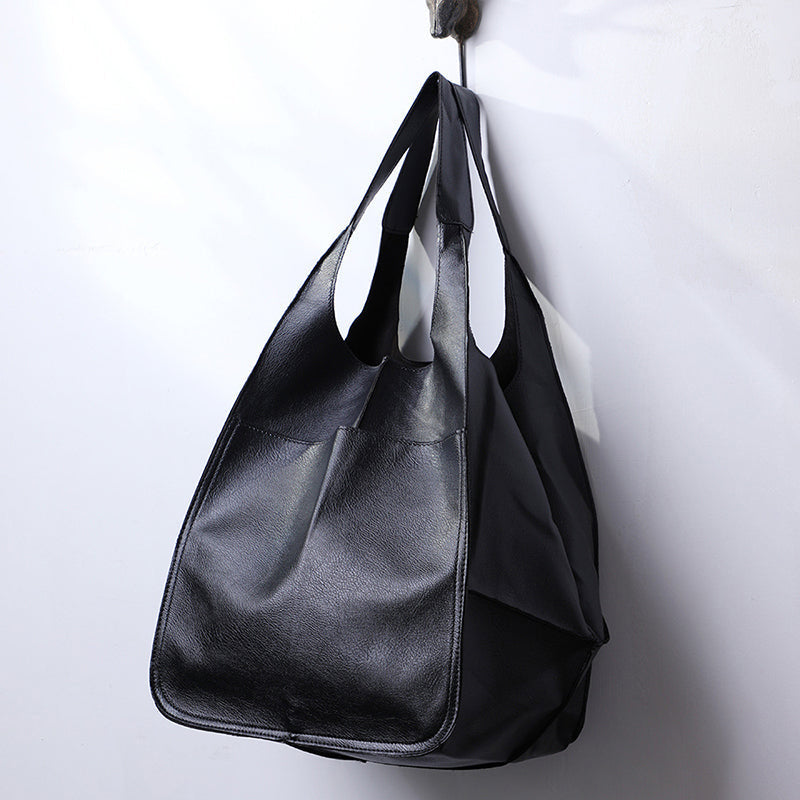 Premium Leather Large Travel Tote Bag