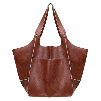 Premium Leather Large Travel Tote Bag