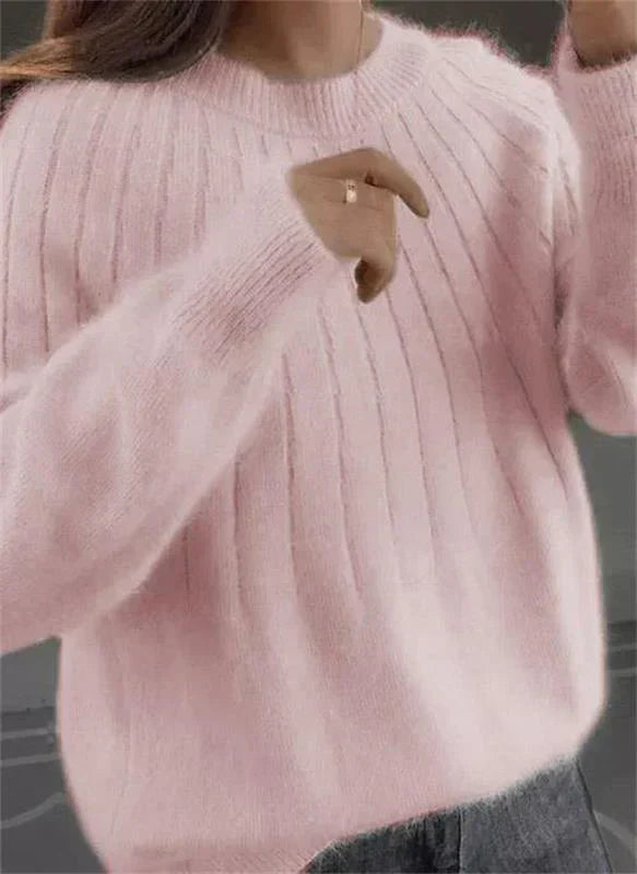 Cozy Women's Cable Knit Jumper