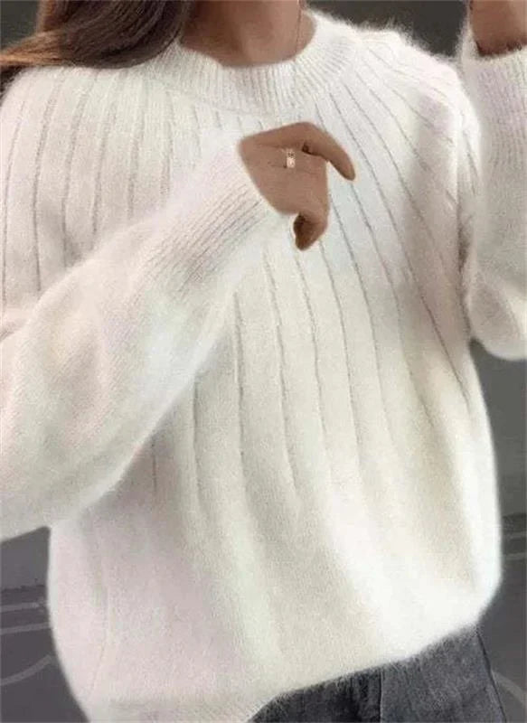 Cozy Women's Cable Knit Jumper