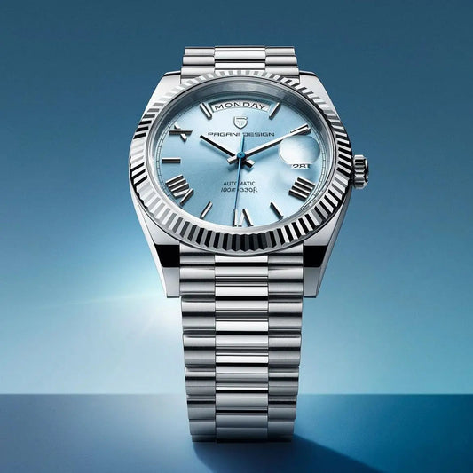 Stylish Men's Stainless Steel Date Watch - OutfitLondon