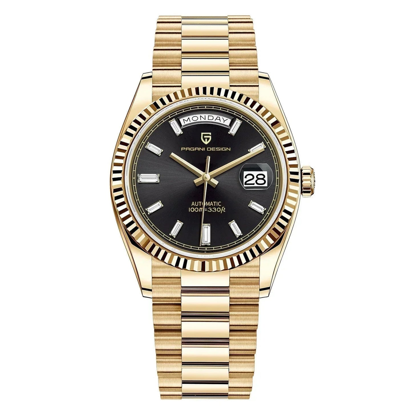 Stylish Men's Stainless Steel Date Watch