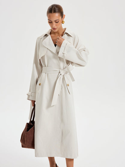 Timeless Double Breasted Trench Coat for Women