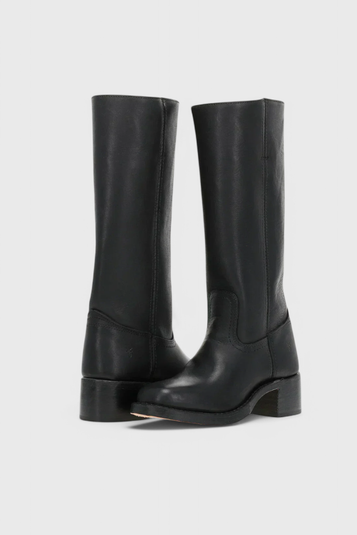 Tall Brown Women's Leather Boots