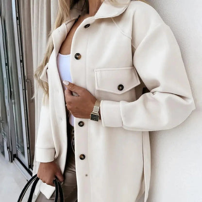 Classic Elegant Women's Spring Coat