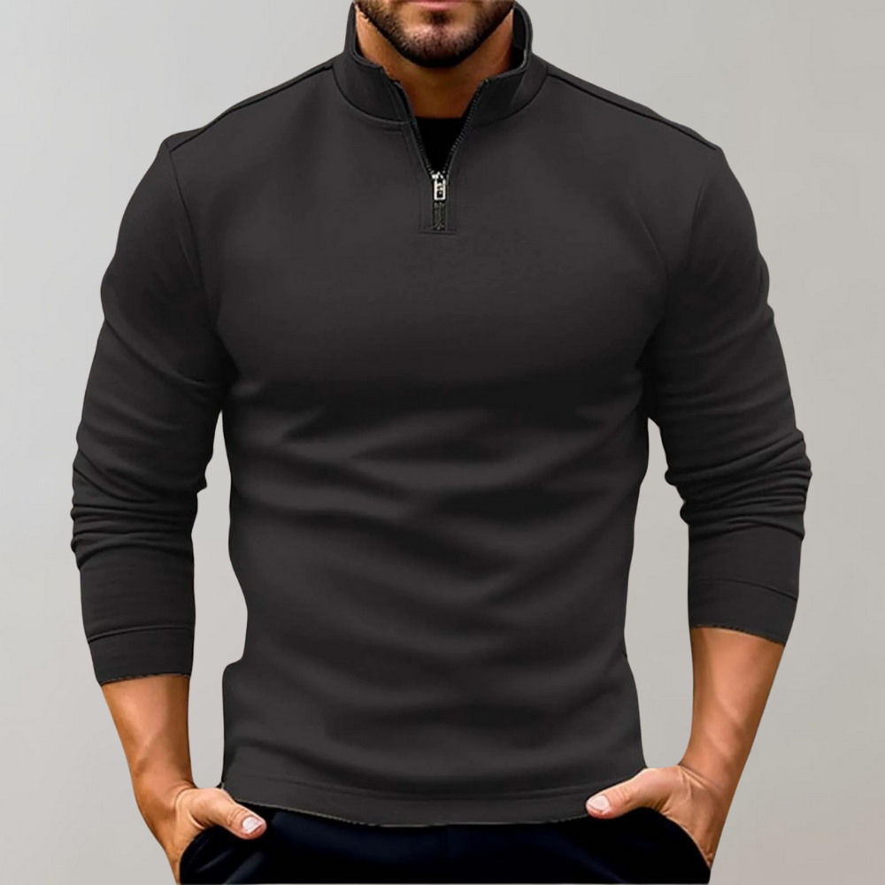 Men's Breathable Zip Up Sweater - OutfitLondon
