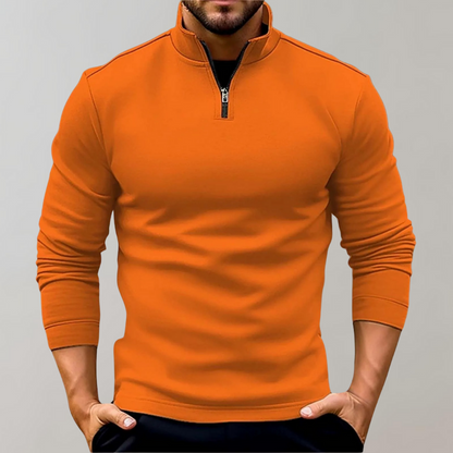 Men's Breathable Zip Up Sweater