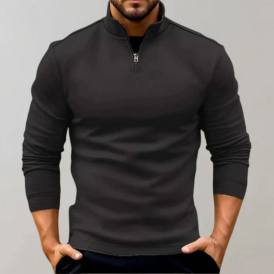 Men's Zip Neck Sweater - OutfitLondon