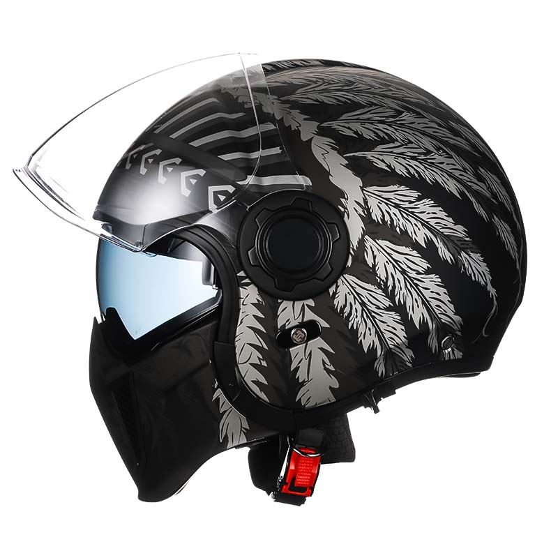 Protective Double Visor Full Face Bike Helmet - OutfitLondon