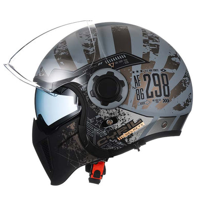 Protective Double Visor Full Face Bike Helmet