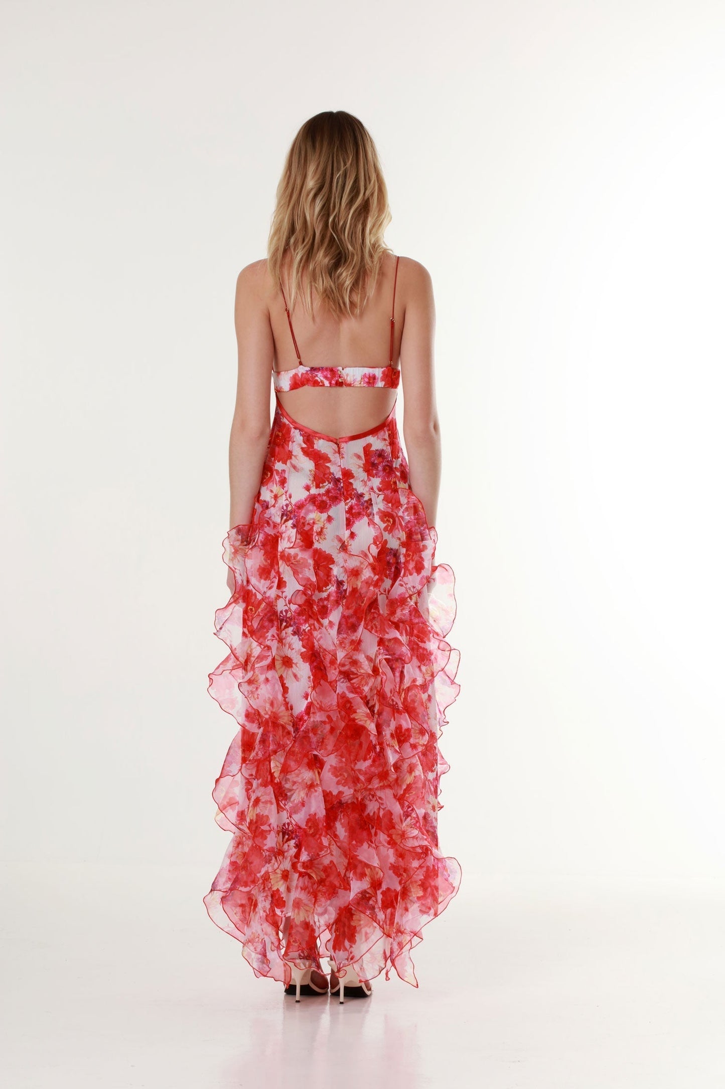Beautiful Floral Long Dress for Special Events