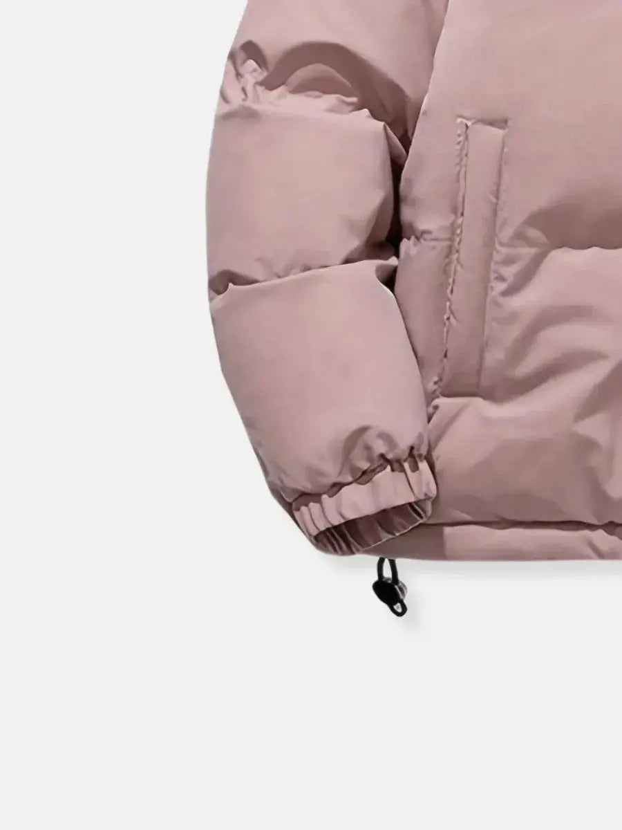 Arvyn Women's Quilted Hooded Winter Jacket Plush Lining