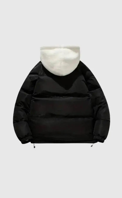 Arvyn Women's Quilted Hooded Winter Jacket Plush Lining