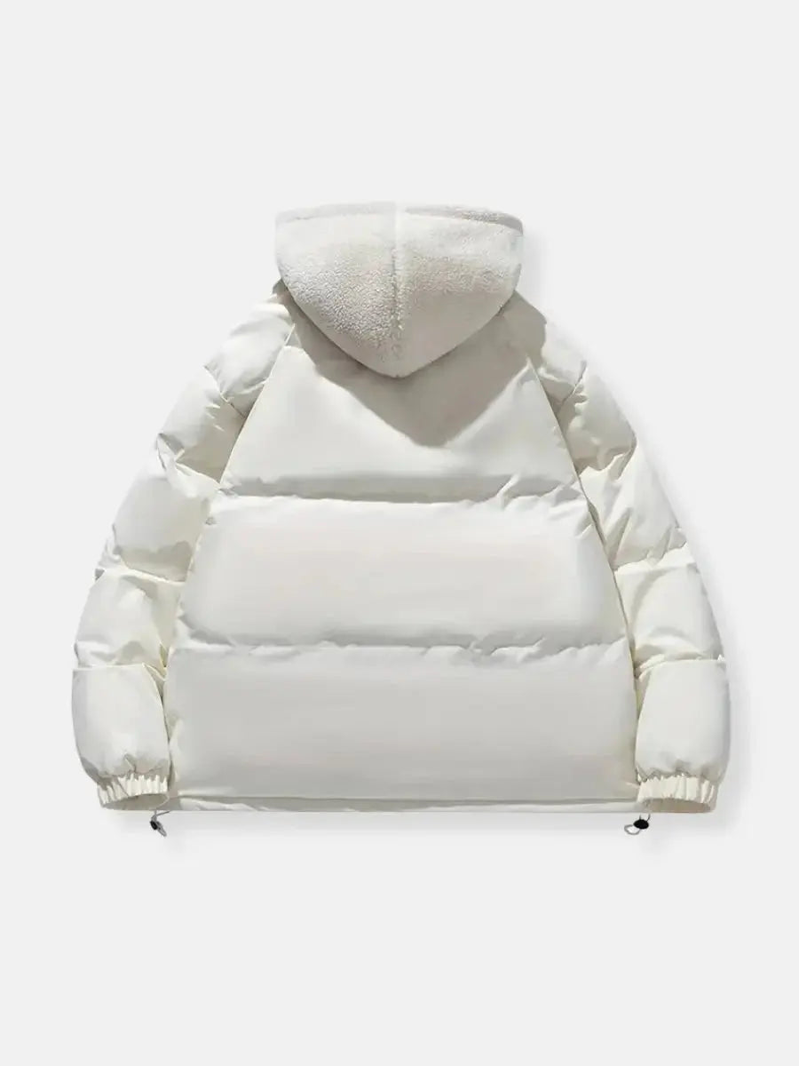 Arvyn Women's Quilted Hooded Winter Jacket Plush Lining