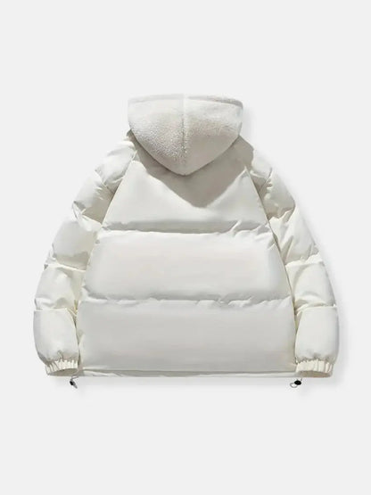 Arvyn Women's Quilted Hooded Winter Jacket Plush Lining