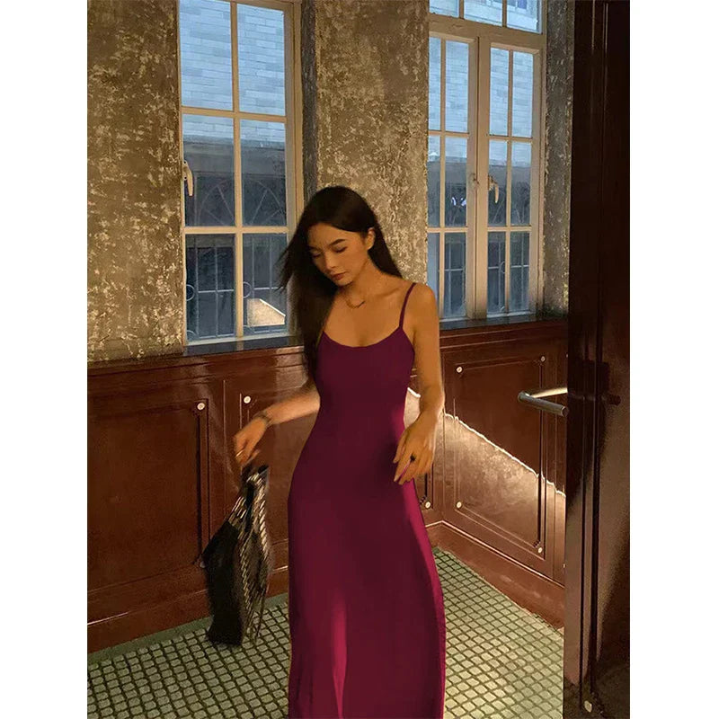 Elegant Flowy Long Summer Dress