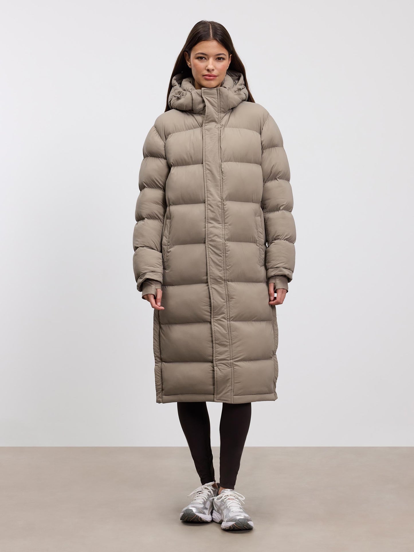 Women's Insulated Long Down Jacket - OutfitLondon