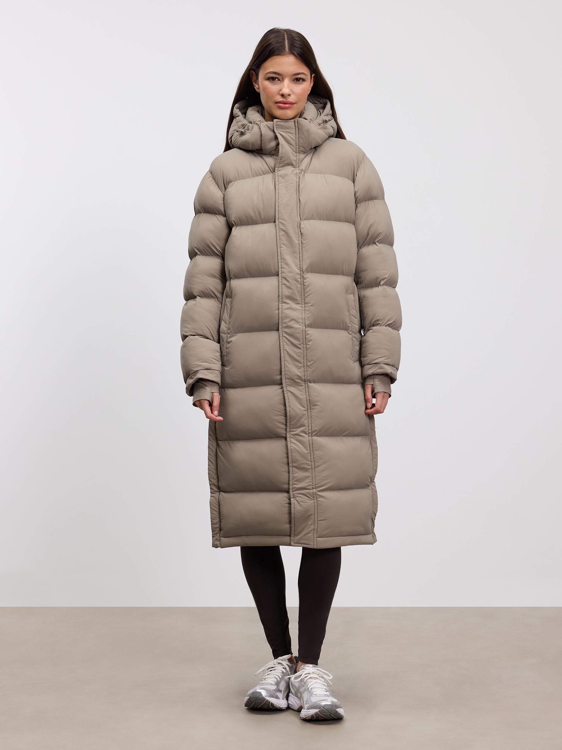 Women's Insulated Long Down Jacket - OutfitLondon
