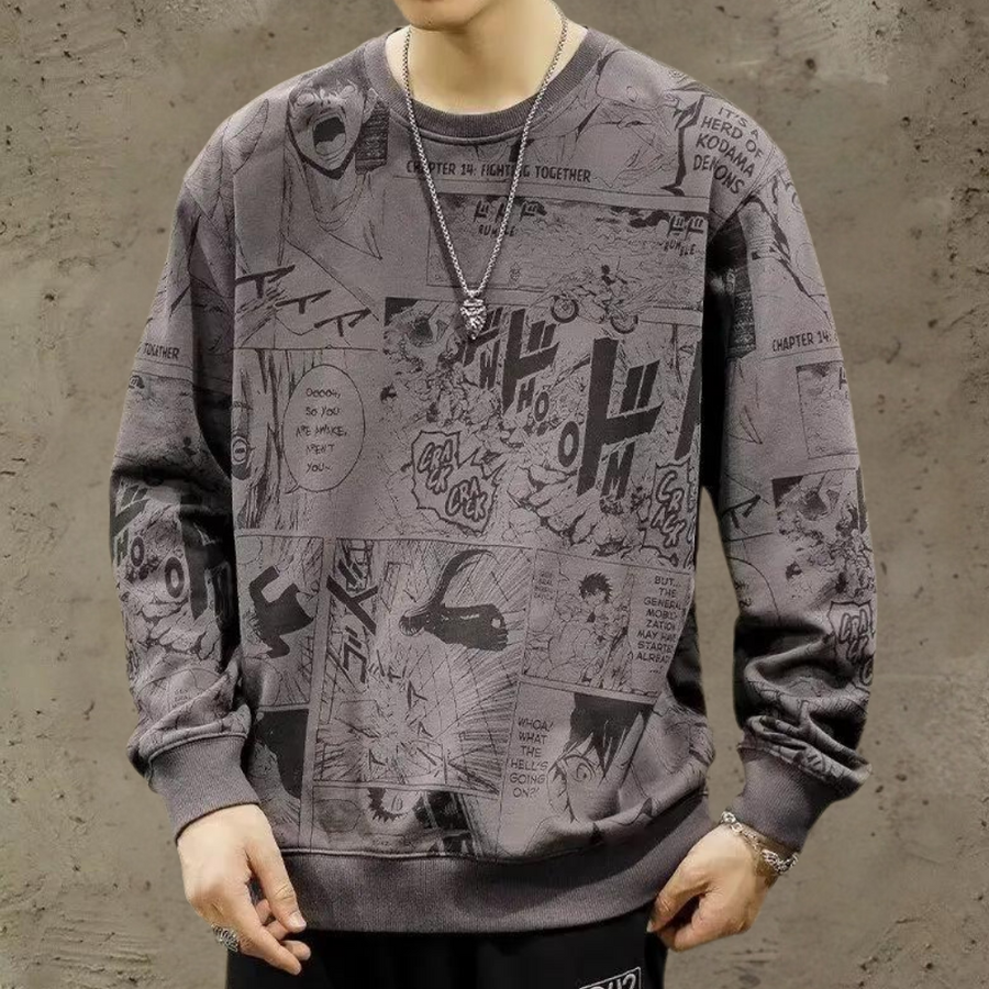 Fashionable Crew Neck Men's Sweater