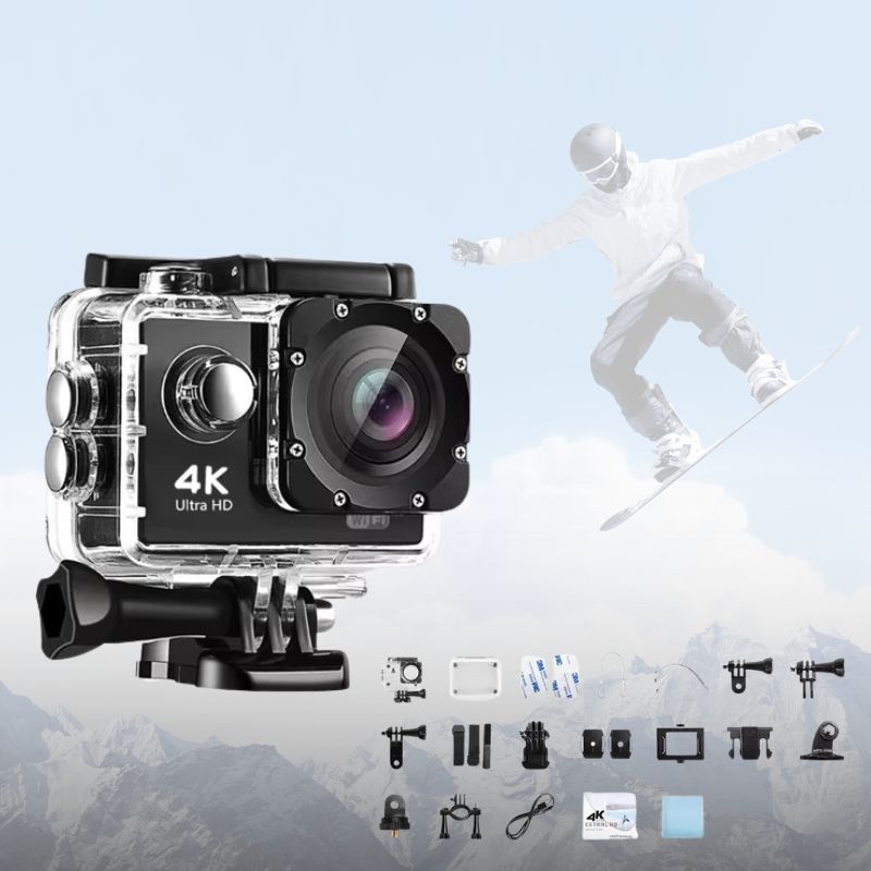Small 4K Waterproof Sports Camera with WiFi - OutfitLondon