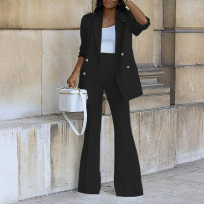 Classic Women's Suit Jacket and Pants Set