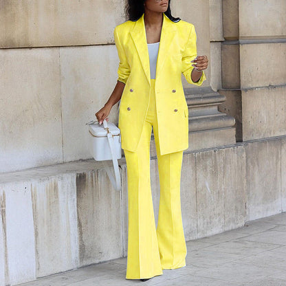 Classic Women's Suit Jacket and Pants Set