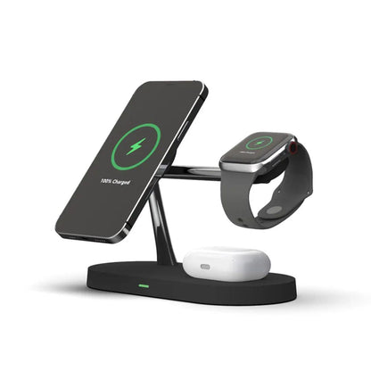 Compact Fast Charging Pad for Phone, Watch, and Buds