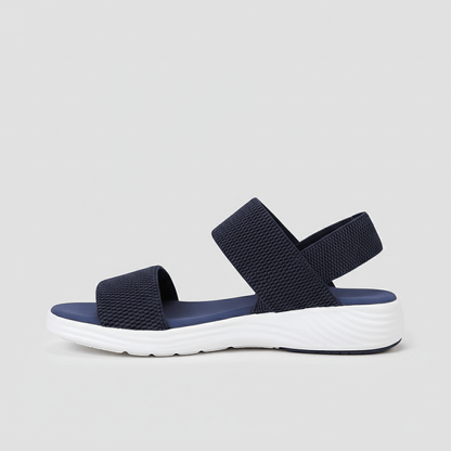 Comfortable Slip On Wedge Sandals with Elastic Straps