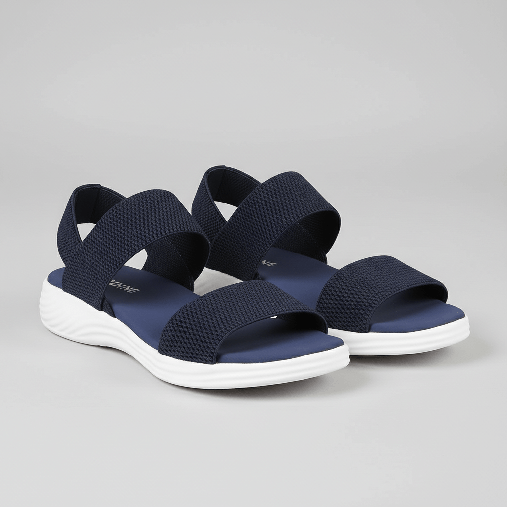 Comfortable Slip On Wedge Sandals with Elastic Straps