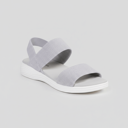 Comfortable Slip On Wedge Sandals with Elastic Straps