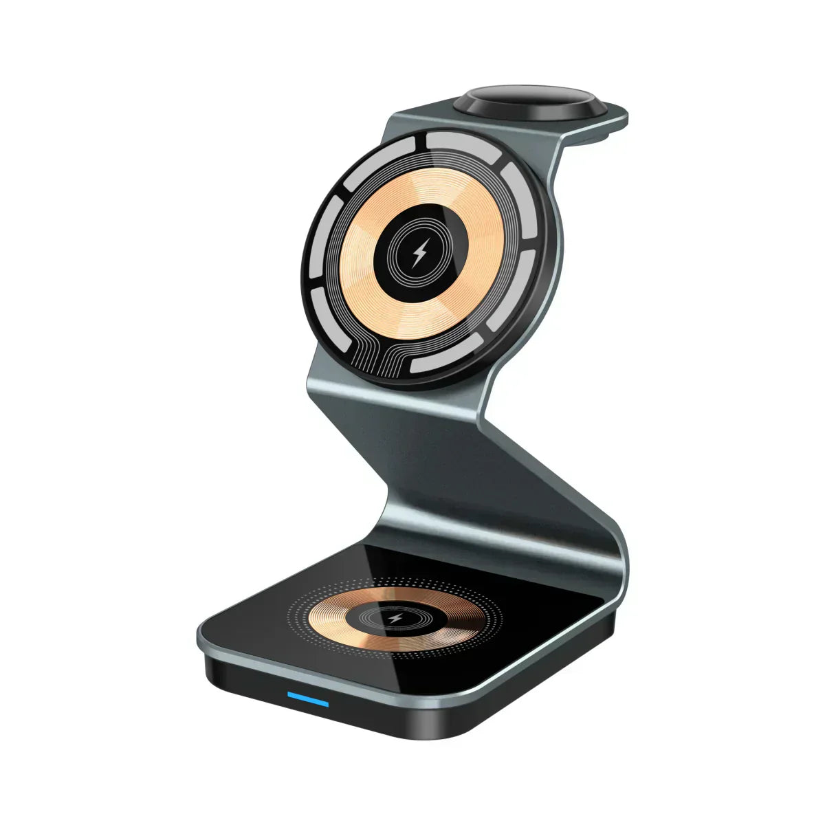 Slim 3-in-1 Quick Wireless Charger Pad