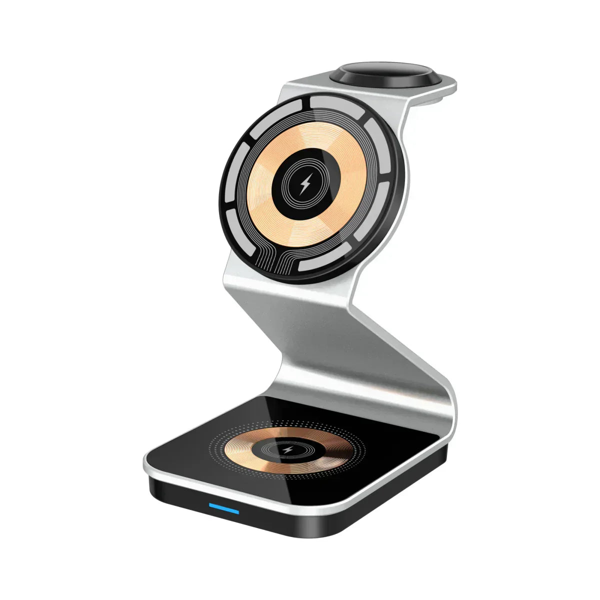 Slim 3-in-1 Quick Wireless Charger Pad