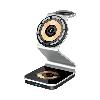 Slim 3-in-1 Quick Wireless Charger Pad