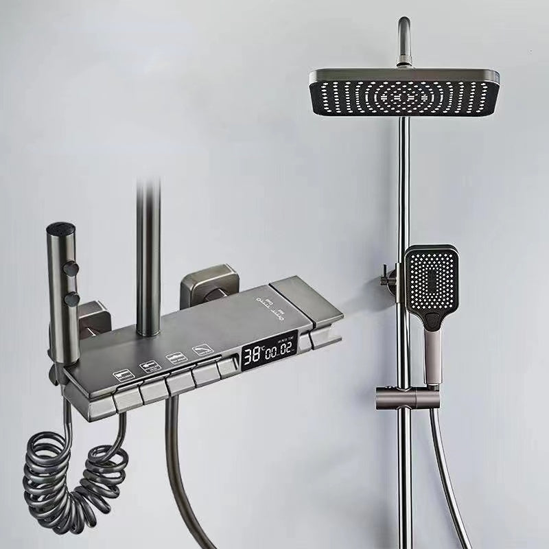Luxury Shower Head With Color LED Screen - OutfitLondon