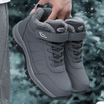 Warm Waterproof Insulated Snow Boots for Men - OutfitLondon
